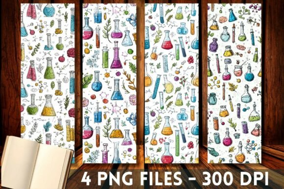 Chemistry Beaker Science Teacher Bookmark