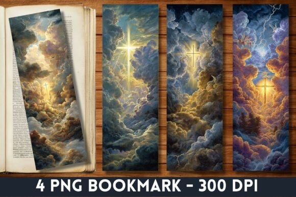 Cross Bible Verse Religious Bookmark: Graphics for Crafts & Faith Content