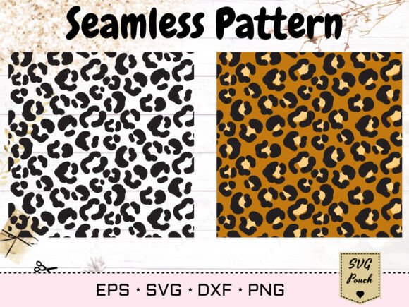 Leopard Seamless Pattern SVG: Patterns & Graphics for Local Branding